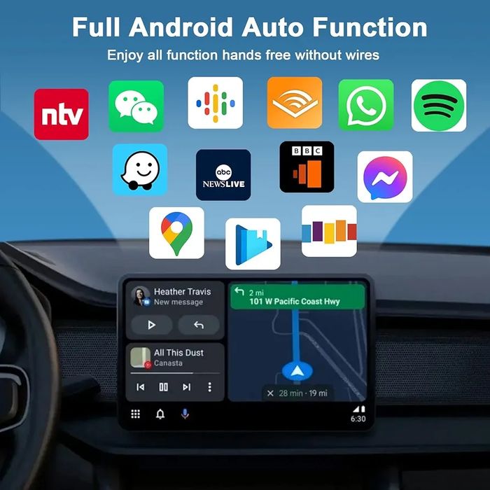 Безжичен адаптер Android Auto/CarPlay