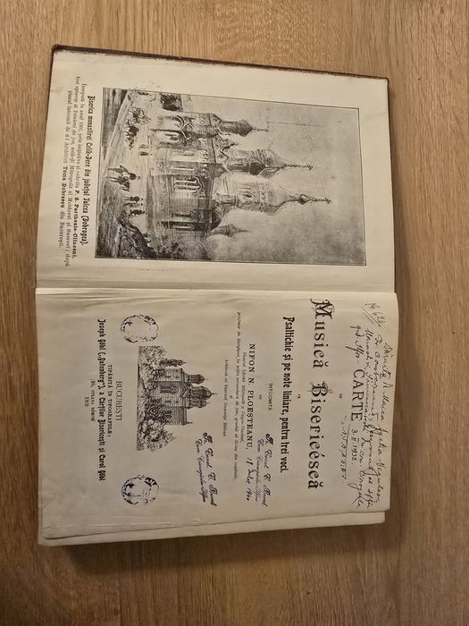 Carte de Musică Bisericéscă pe Psaltichie si pe note liniare