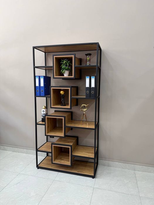 Кресло Стеллаж Стол Стул Лофт услубида барчаси бир жойда