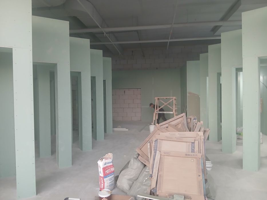 Гипсокортон, ламинат, обой, линолеум