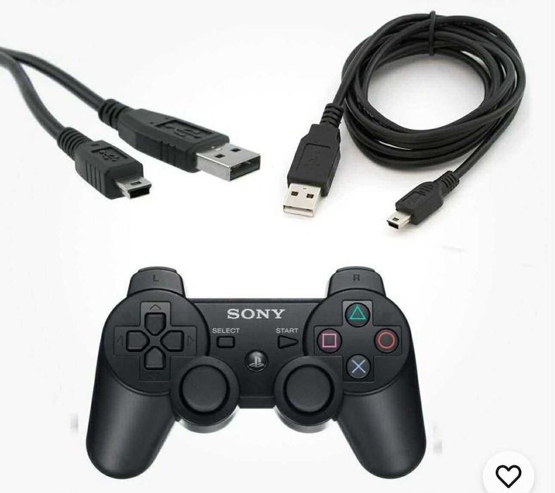 Кабел за зареждане джойстик SONY PS3,PS4,PS5 Playstation4 контролер controller 2 метра