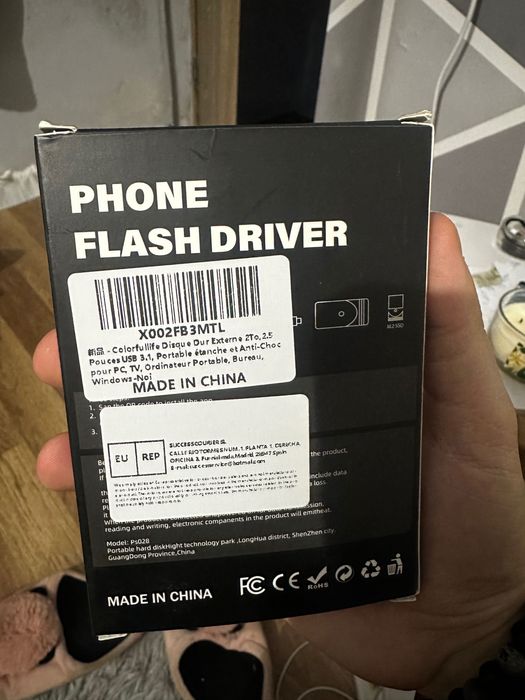 Phone Flash Driver Portable Hard Disk 2 Tb/To