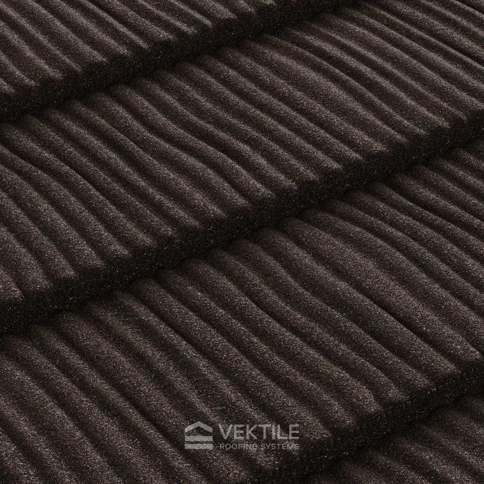 Композитная черепица VEKTILE, Профиль-Shake, Цвет-Chestnut