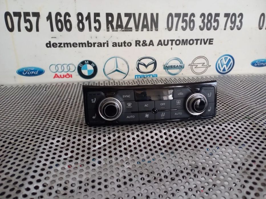 Panou Modul Comenzi Clima Climatronic Dublu Cu Incalzire Si Ventilatie In Scaune Audi A8 4H D4 An 2010-2011-2012-2013-2014-2015-2016-2017 Volan Stanga