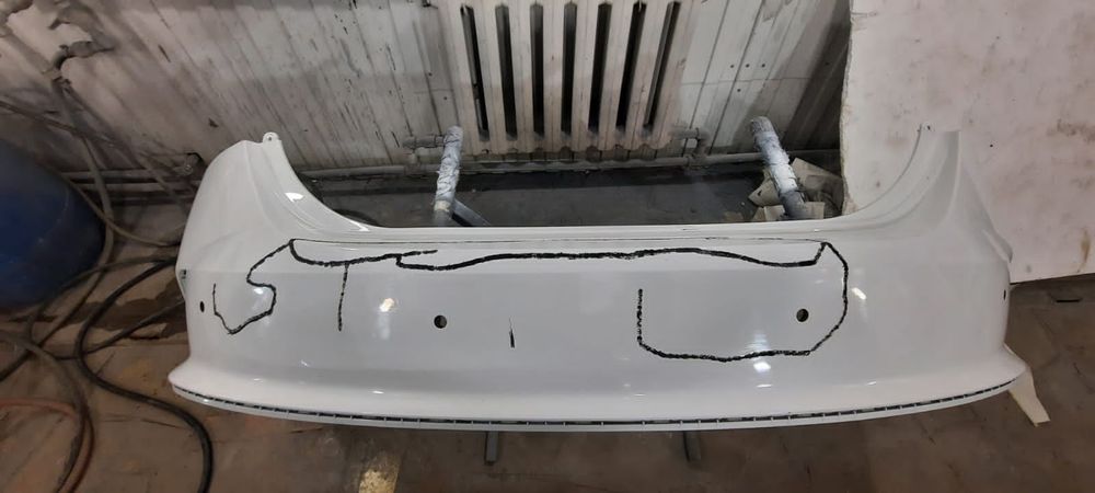 Задний бампер на хендай акцент