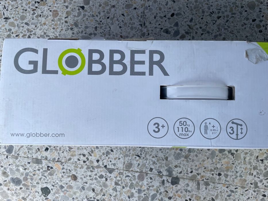 Сгъваема тротинетка Globber - Primo Foldable Lights - Зелена
