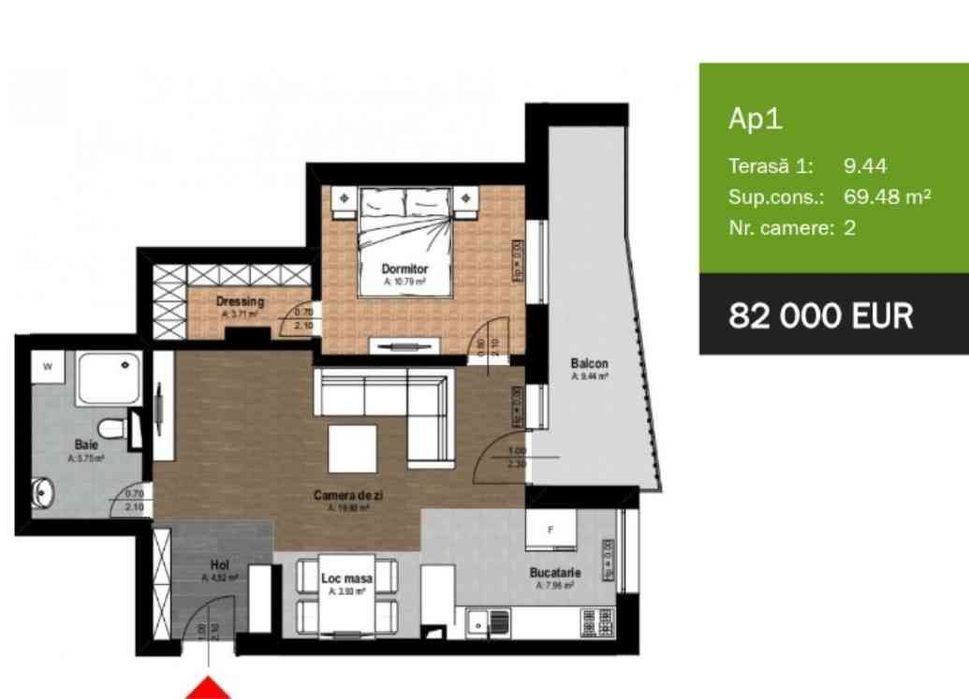 Apartament nou in Baile Felix cel mai bun pret