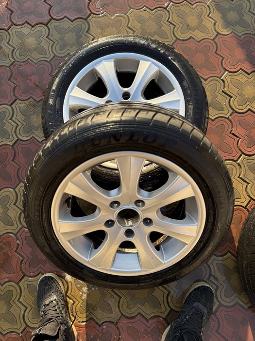 Vand jante BMW + cauciucuri vara 205/55/16