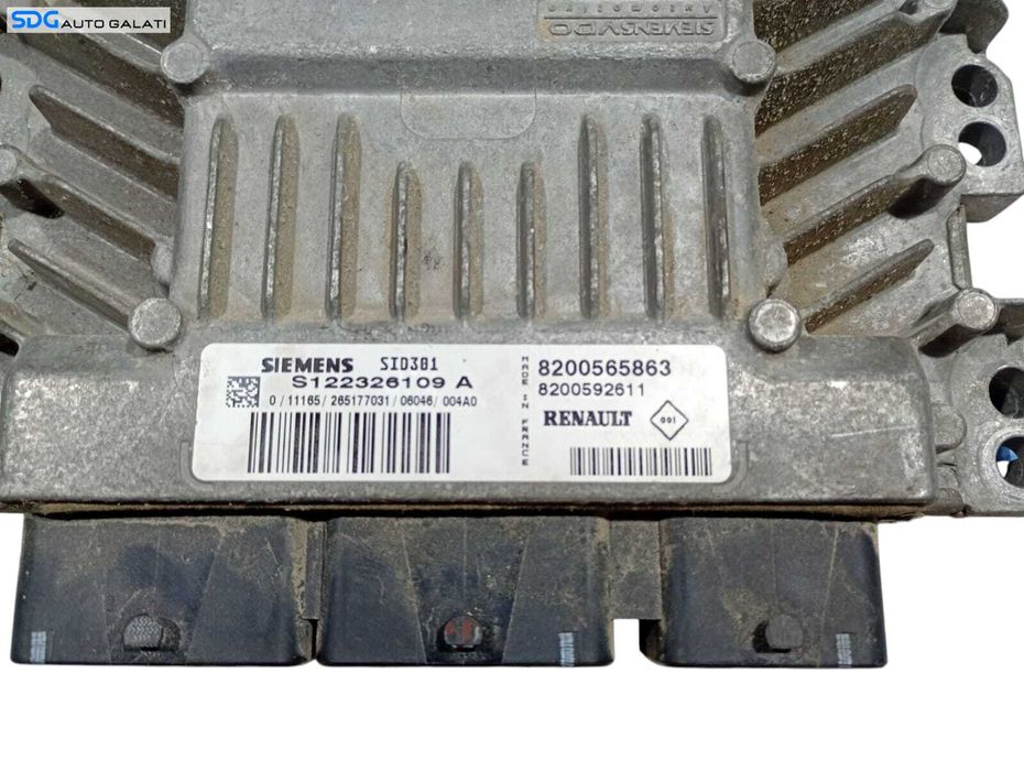 Kit Pornire ECU Calculator Motor Siemens Calculator Confort Cheie Cheie CIP Cartela Imobilizator Renault Megane 2 1.5 dCi 2002 - 2008 Cod 8200565863 8200592611 8200433198 [LC0576] [LC0577]