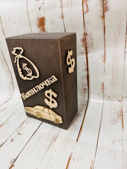 Копилки из дерева