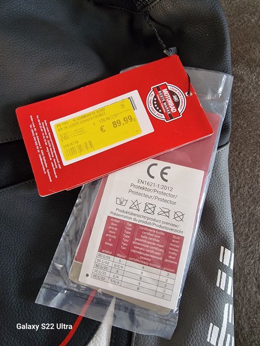 Pantaloni Moto Piele Probiker PRX-16, Mărimea 28 (Talie 56 ) – NOI cu etichetă