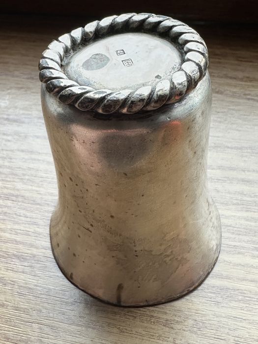 Pahar argint masiv 800 vintage