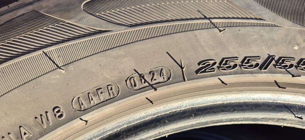 Летние шины 255х55хR18