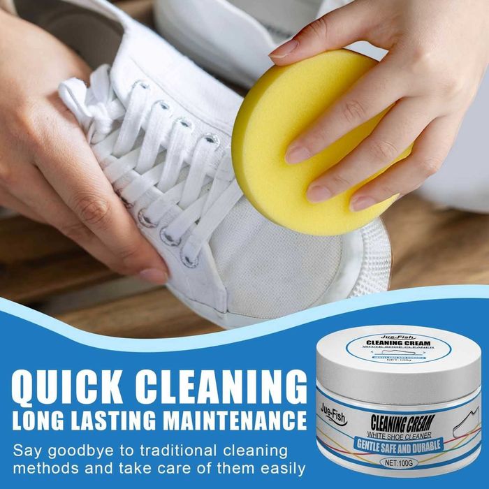 Крем для очистки обуви White shoe cleaner