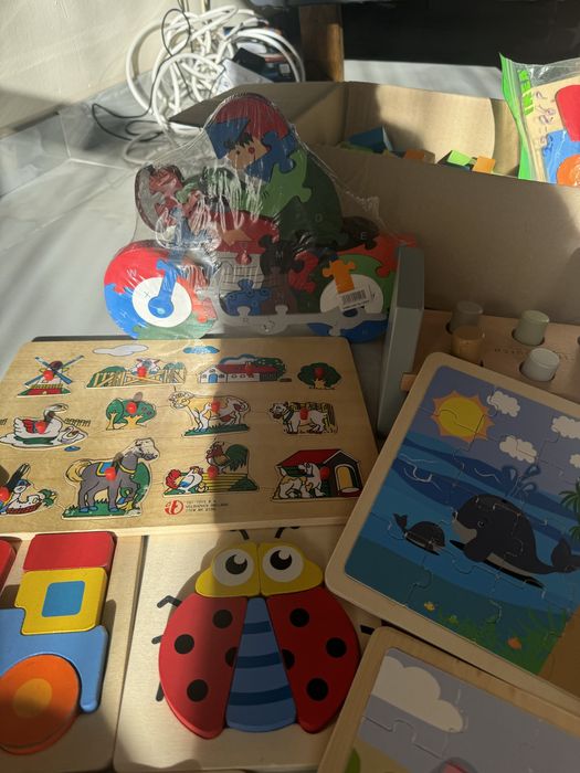 Lot jucarii din lemn