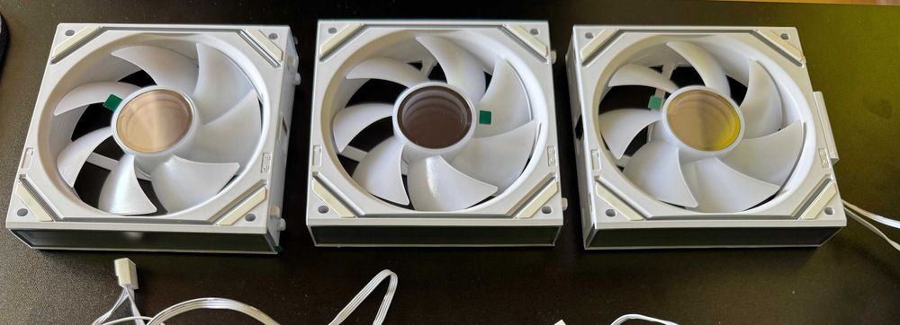 Ventilator PC TZMRIT Interstellar-V2 Uni Fan White - 3 pack