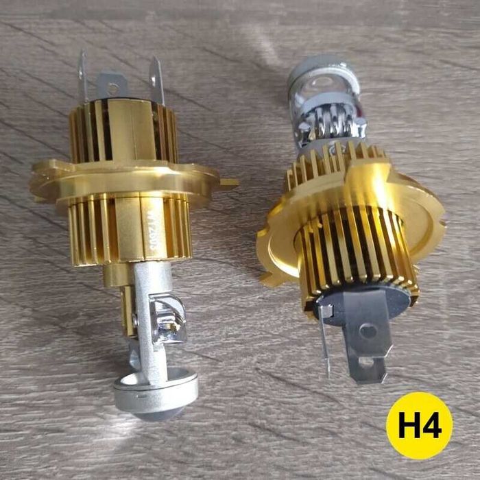 H7, H4 LED Крушки с мини проекторни лупи | 7580 CSP Чип, висока мощност