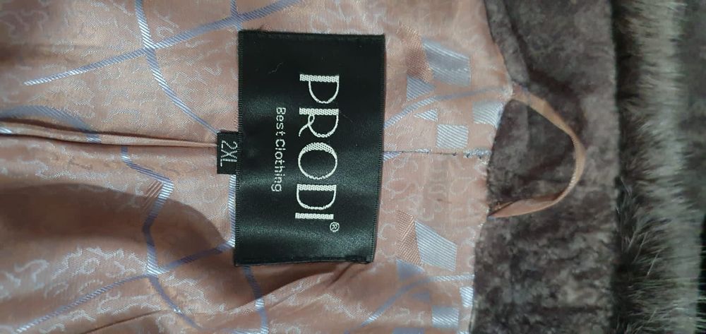 Шуба мутоновая с отделкой норка