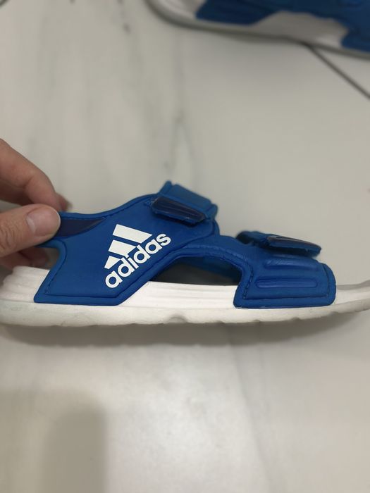 Кроксы унисекс сине-зеленые