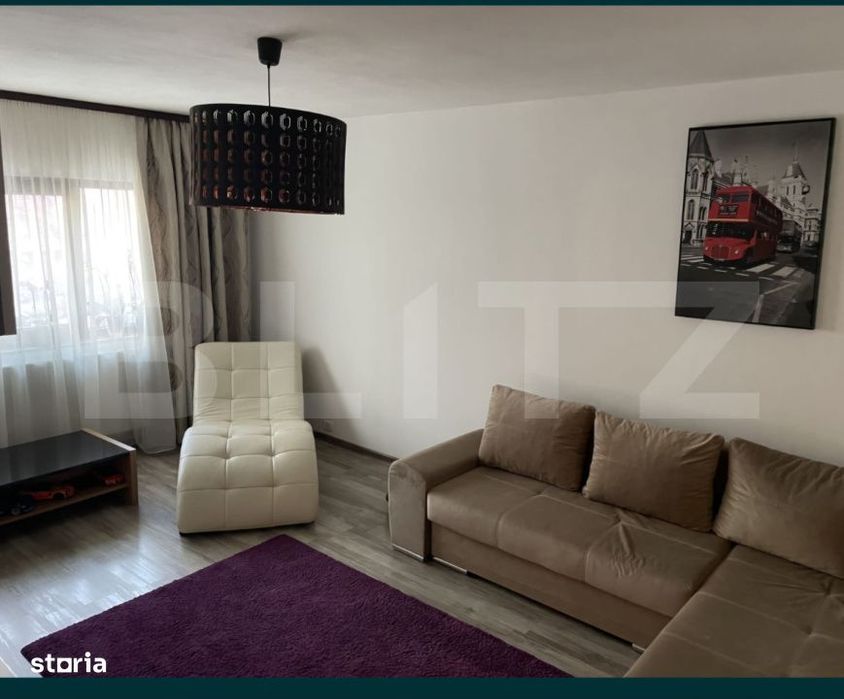 Apartament de inchiriat, cu 2 camere, 54 mp, zona Spital T Vladimiresc