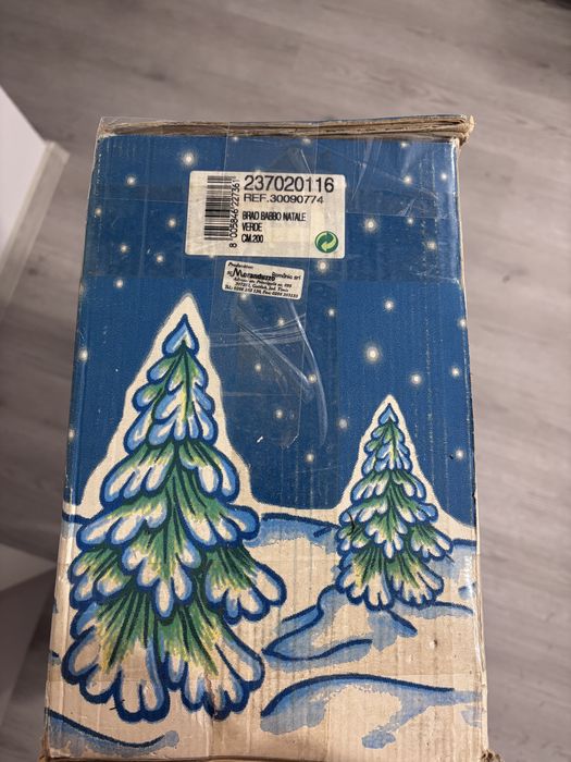 Brad artificial Babbo Natale 1.80 m