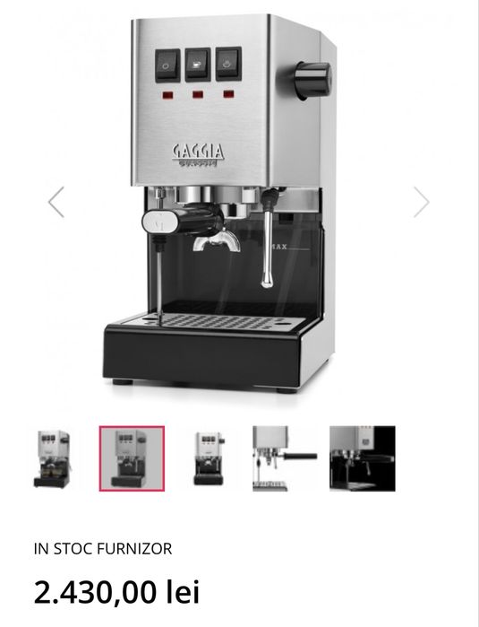 Gaggia classic E24 sigilat cu garantie!