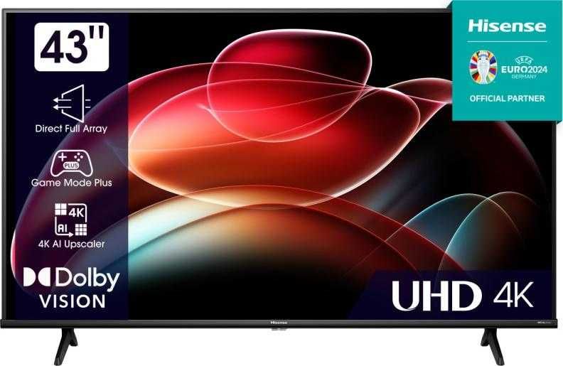 TV nou HISENSE,109,139 si 81 cm, Smart,Ultra4K,Youtube,Netflix,sigilat