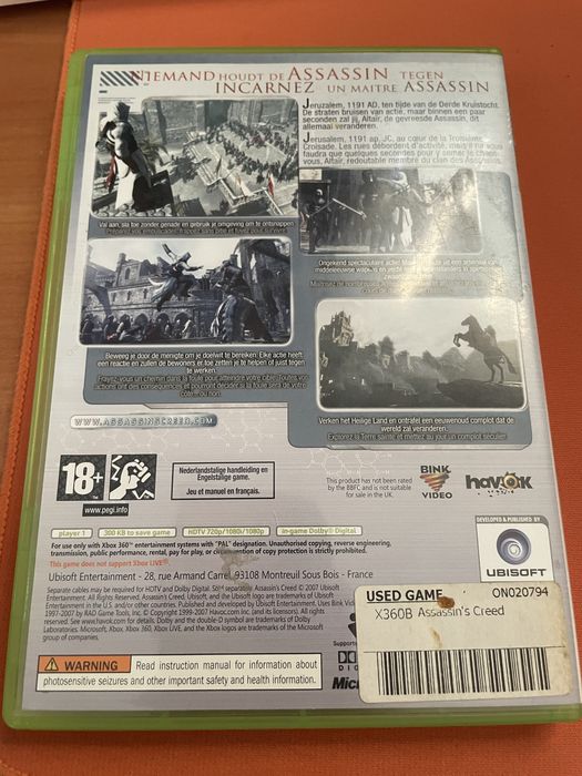 Assasins Creed Xbox 360