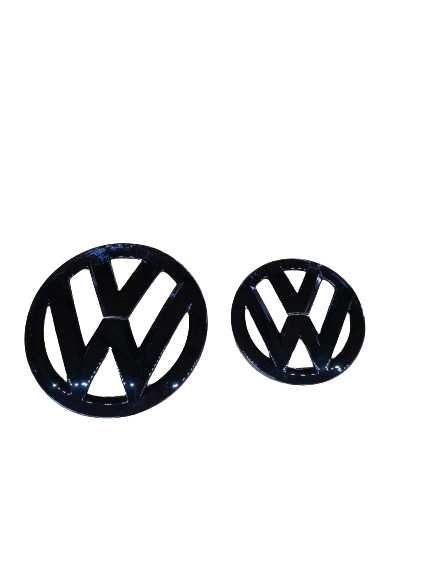 Set Embleme Fata Spate Negru Lucios Volkswagen Passat CC 2013-2018 LCI