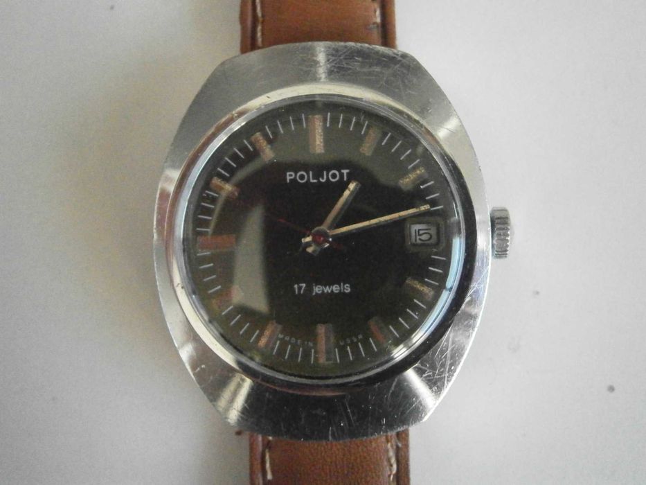 POLJOT, 17 jewels, cal. 2614.2H, 37,0 х 44mm, XL case, made in USSR