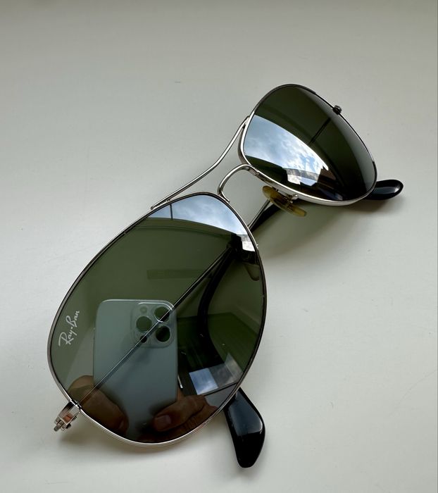 Ray Ban RB3362 Cockpit G-15 Green 59mm Made in Italy Оригинал