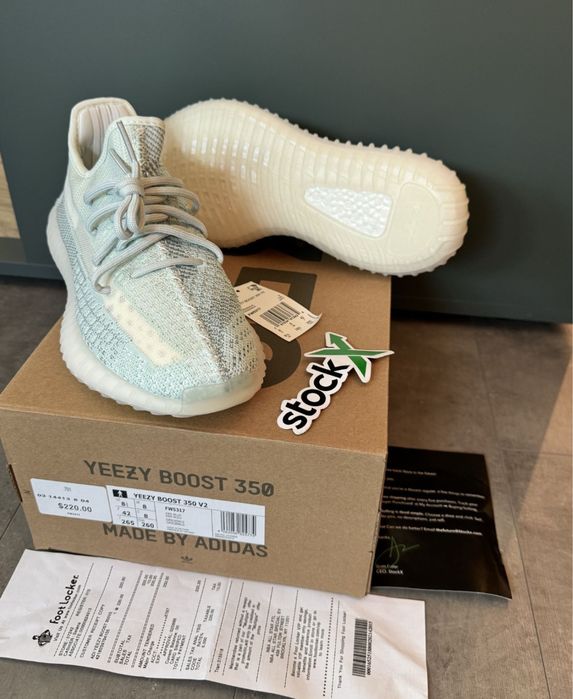 Adidasi easy boost 350 V2 cloud white