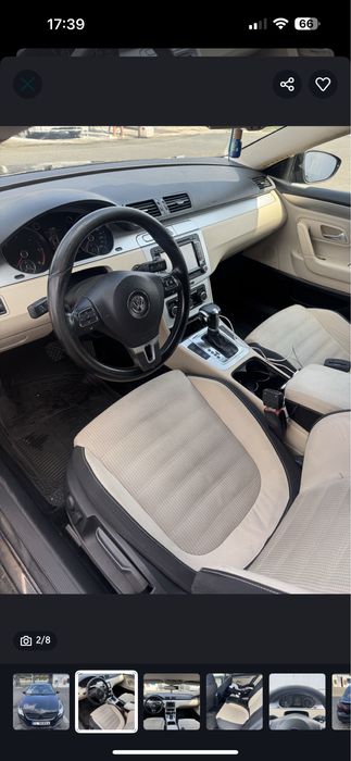 Volkswagen Passat cc 2.0 tdi euro 5 DSG LOVITURA IN SPATE