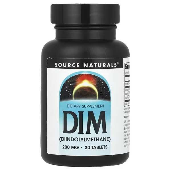 ДИМ Source Naturals, DIM, 60 Tablets USA