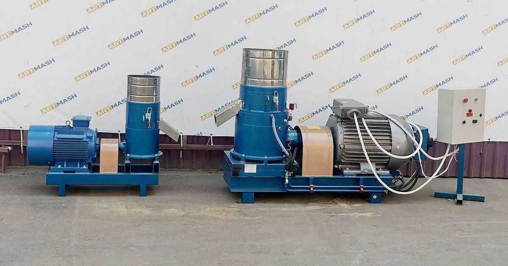 Presa de peleti 22 kW din rumegus paie sau peleti de furaj combinat
