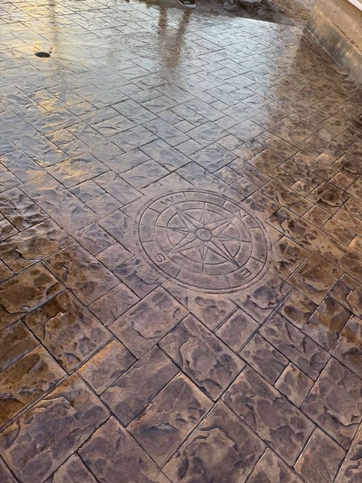 Щампован шлайфан бетон