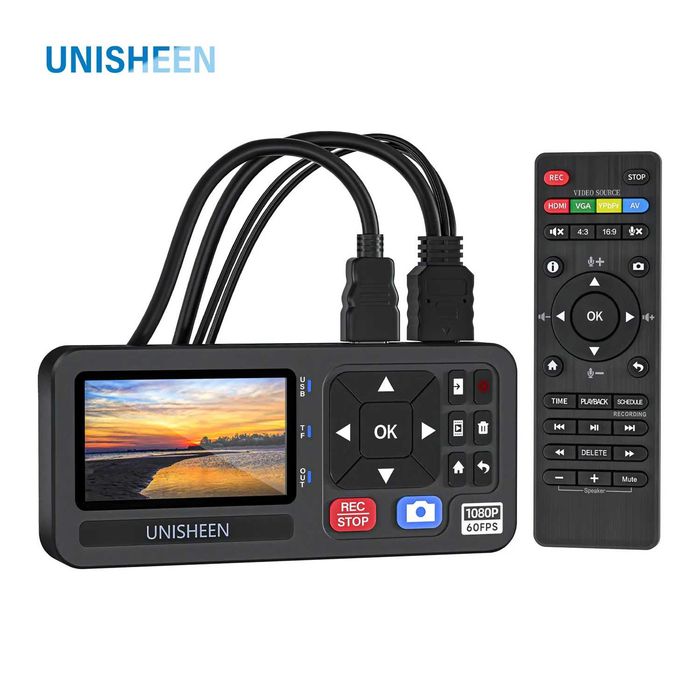 Unisheen UR500A-M 4K | Оцифровка VHS видеокассет | запись на флешку