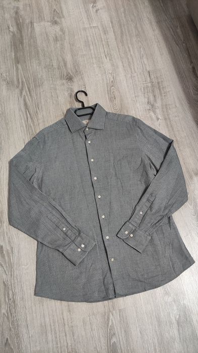 Hackett XL slim fit Мъжка риза с дълъг ръкав