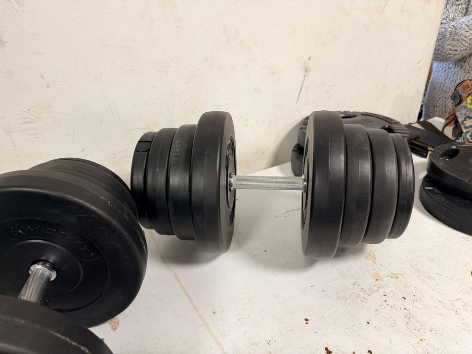 Gantere Reglabile noi set 50 kg. 2x25 kg=50 kg pret 370 lei