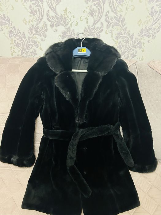 Шуба бобер с норкой