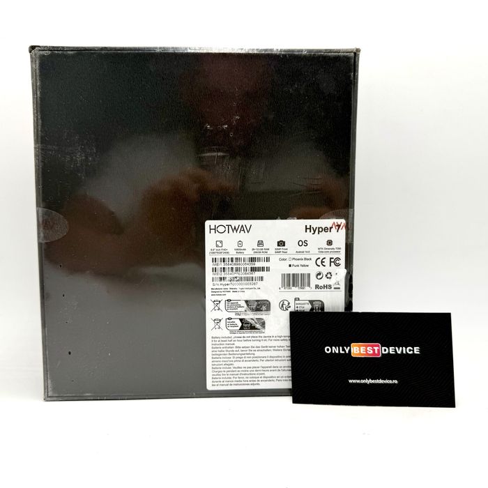 Telefon Hotwav Hyper 7 5G 8+12GB RAM 256GB NFC RGB Light Yellow