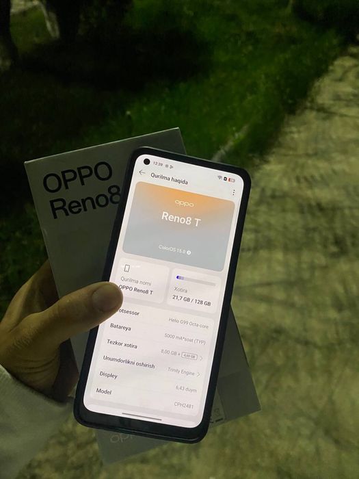 Oppo Reno 8 T yaxshi holatda