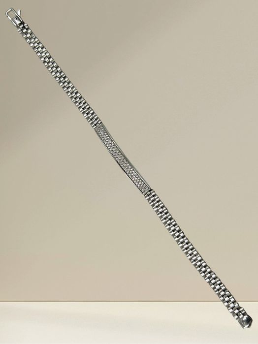 Италианска сребърна гривна