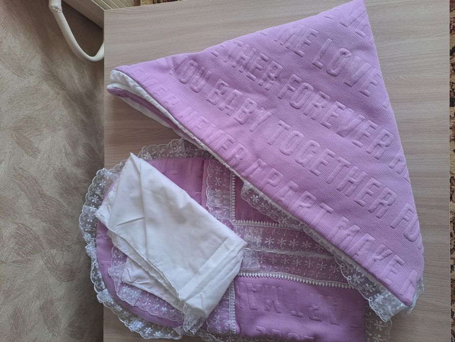 Детский конверт с одеялом