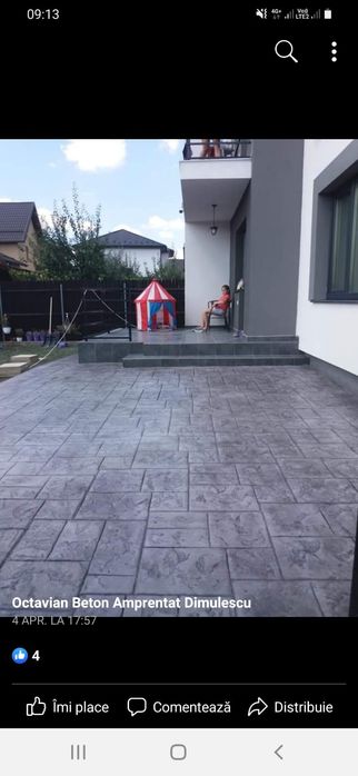 Beton amprentat Octavian