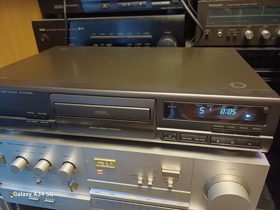 Technics sl-pg480a compact disc cd player