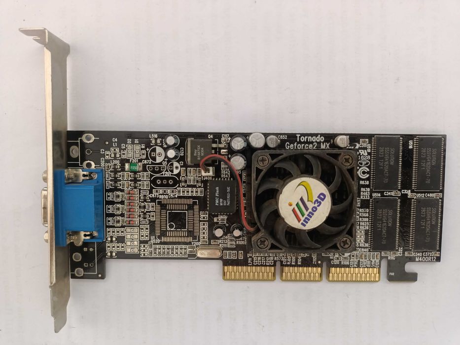 Продам ретро видеокарту AGP "Inno3D Tornado GeForce2 MX".