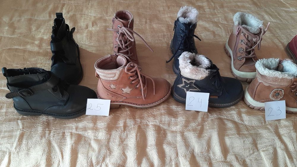 Кожени боти за момиче