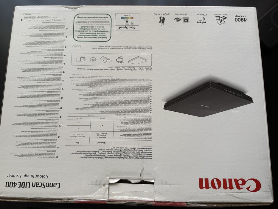 Scanner Canon CanoScan LiDE 400 – 4800 dpi, Ultra-Rapid,