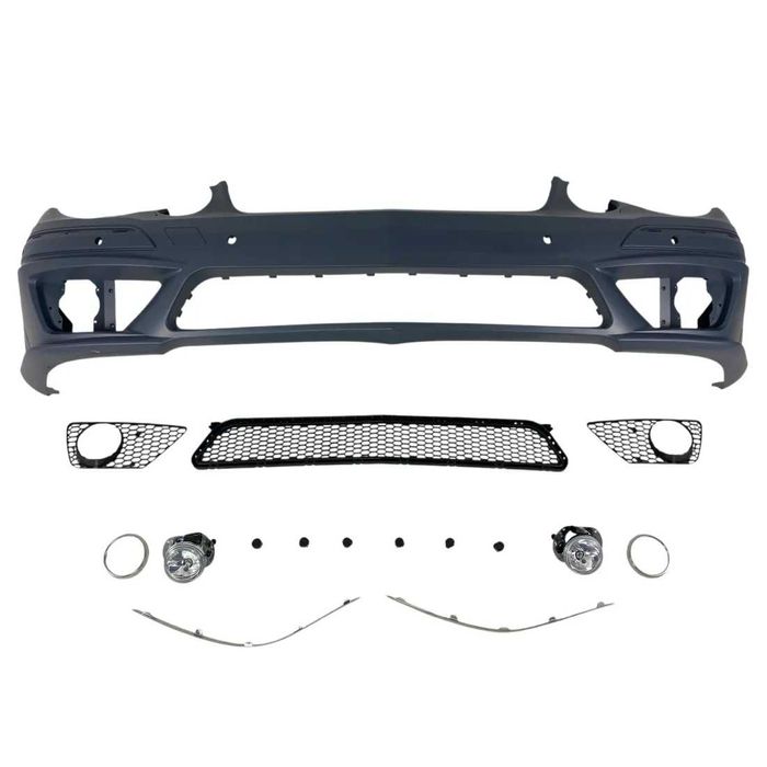 Боди кит за Mercedes E-Class W211 (2006-2008) - AMG E63 с халогени.